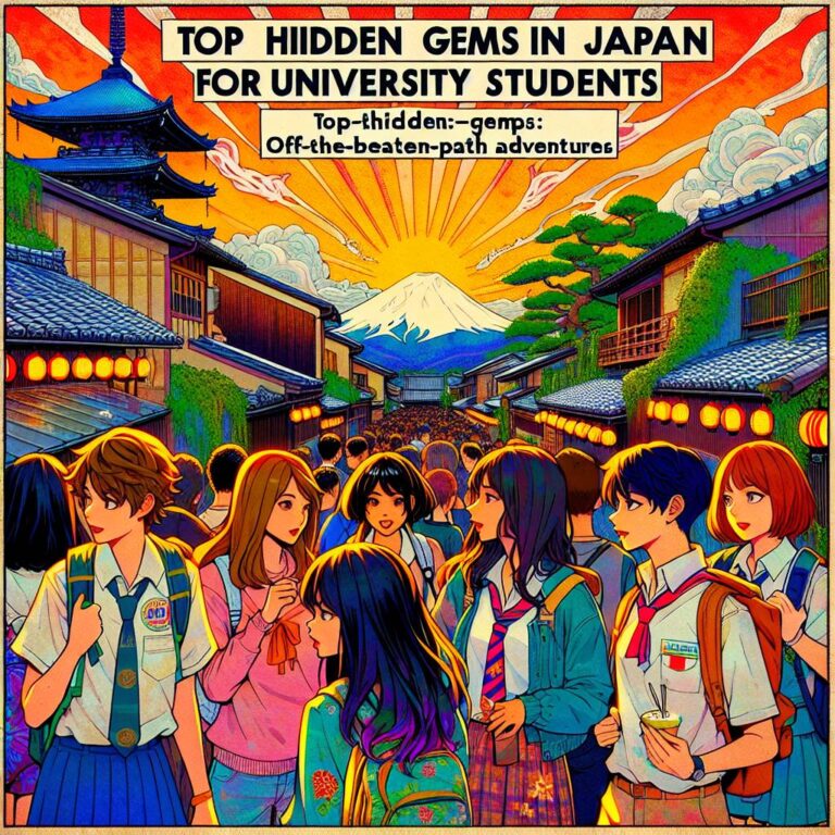 Top Hidden Gems in Japan for University Students: Off-the-Beaten-Path Adventures