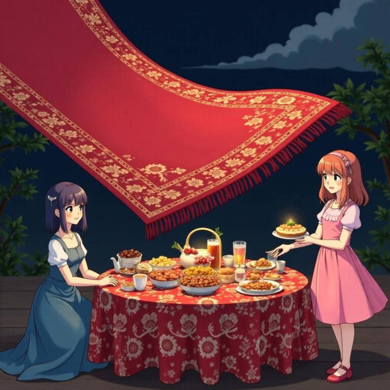 Unraveling the Nostalgia: Magical Carpet Scenes and Gourmet Tablecloths in Doraemon Movies