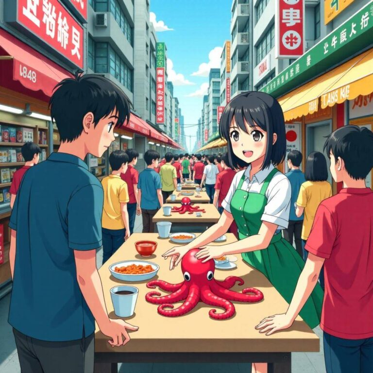 Experience the Thrill of Ordering Live Octopus in Tsuruhashi, Osaka: A Culinary Adventure