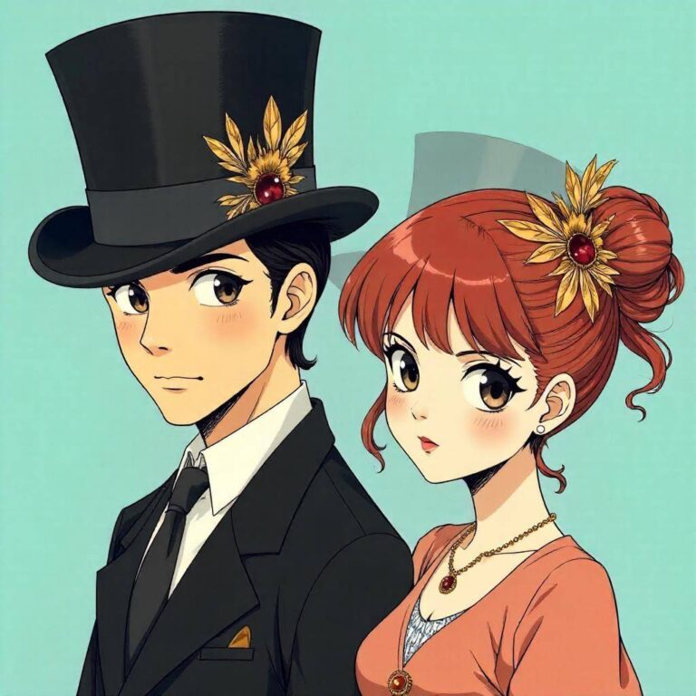 Exploring Iconic Characters in Top Hats: A Look at Beloved Male and Female Figures