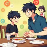 Crayon Shin-chan Movie Where Shinnosuke Meets Future Nohara Family and Shares a Meal