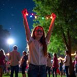 Discover the Enchanting Light-Up Events at Kansui Park in Toyama Prefecture
