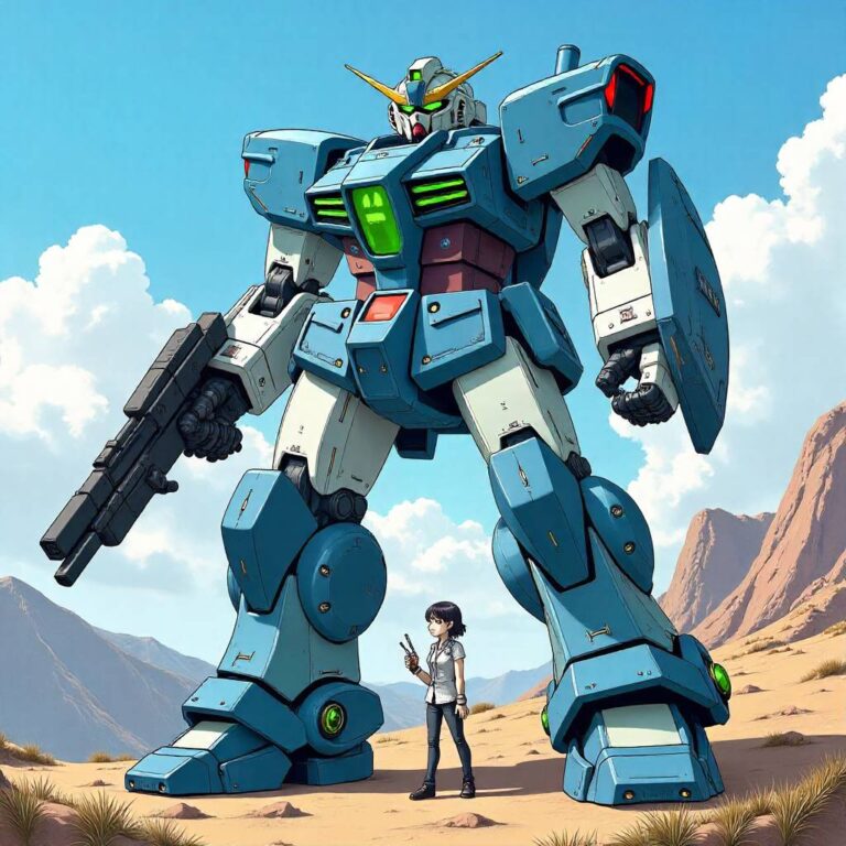 The MS Drossel: Exploring Its Ground Performance and Hover Functionality in the Gundam Universe