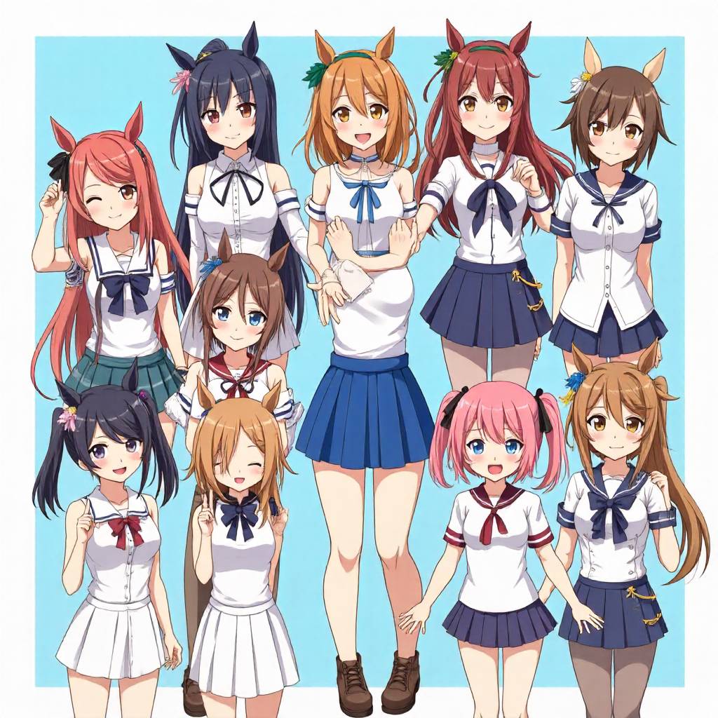 Top 10 Most Beautiful and Popular Racehorses Transformed into Uma Musume Characters